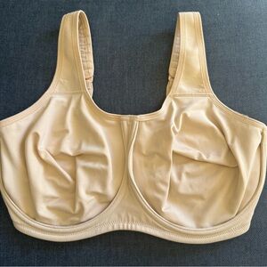 Wacoal Sport Simone High Impact Underwire Sports Bra Beige Nude 34G